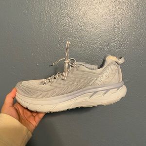 Outdoor Voices Blue Hoka Cliftons